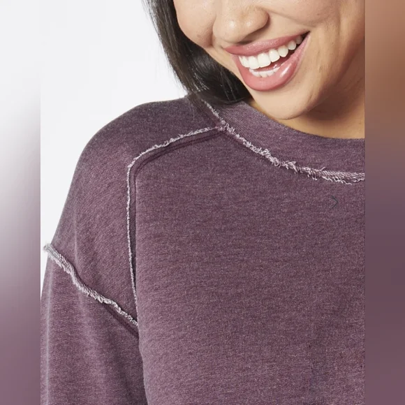 Jag Jeans Purple-Plum Belle Sweatshirt - Picture 7 of 16